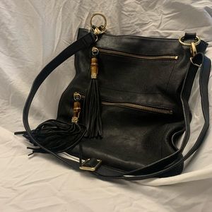 Black leather purse - Sorial